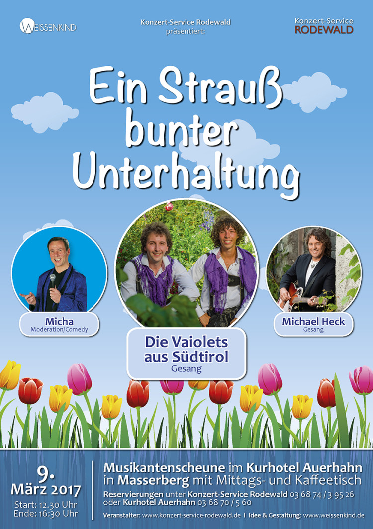 9. März 2017 - Musikantenscheune im Kurhotel Auerhahn in Masserberg